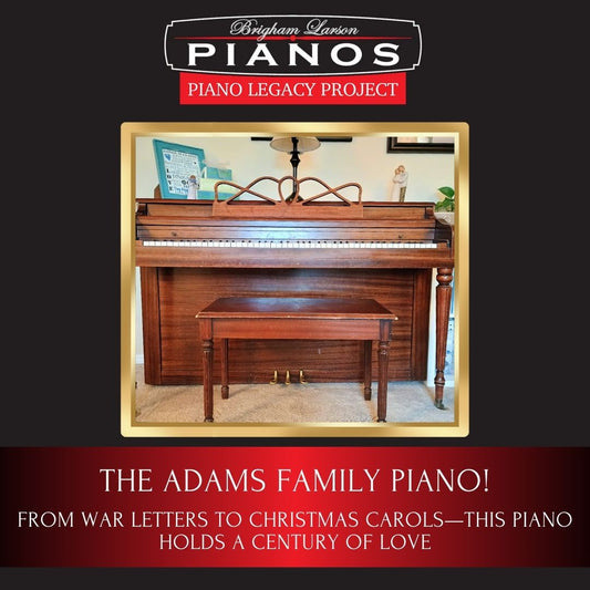 The Adams Family Piano! FREE Heirloom Piano Restoration Giveaway Entry!