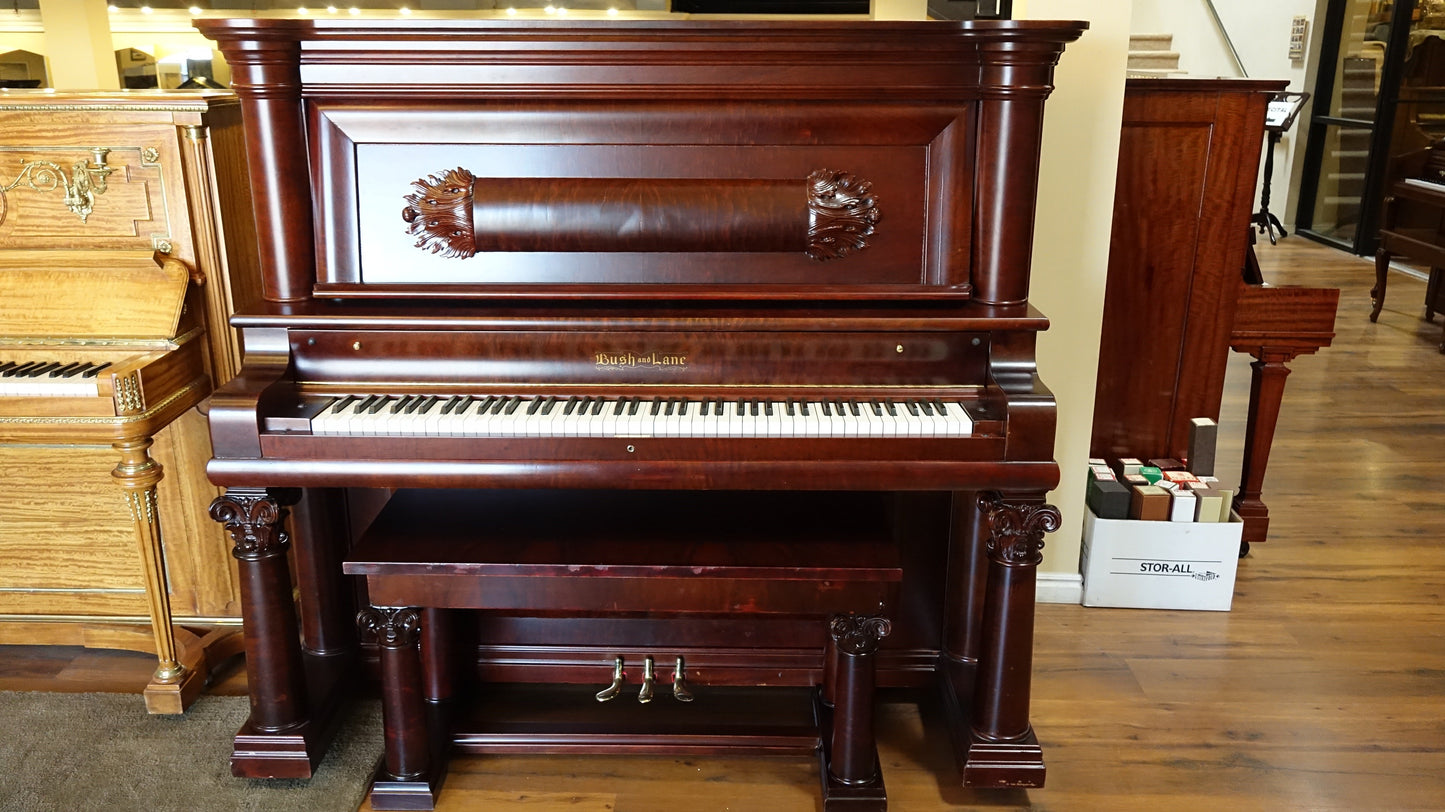 Image 3 of 1906 Bush & Lane Upright/58"