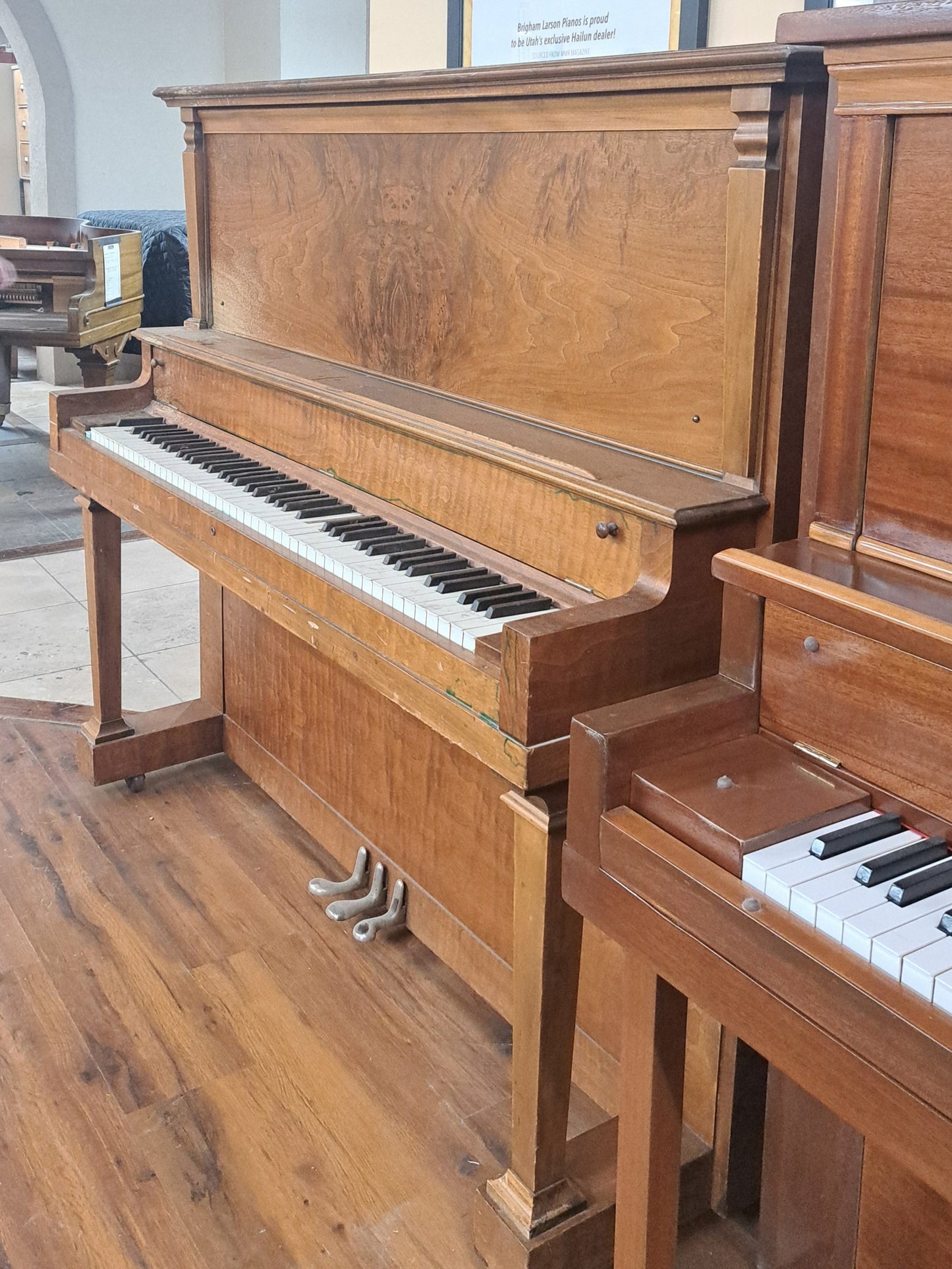 SPECIAL REBUILD 1926 Andrew Kohler 55" Upright Piano (The Larson 5th-Gen Heirloom Piano!)