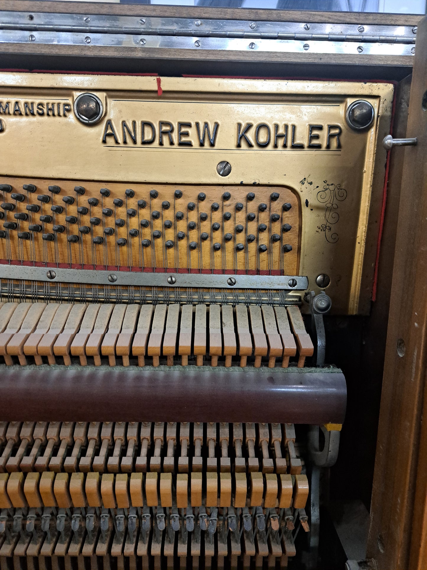 SPECIAL REBUILD 1926 Andrew Kohler 55" Upright Piano (The Larson 5th-Gen Heirloom Piano!)