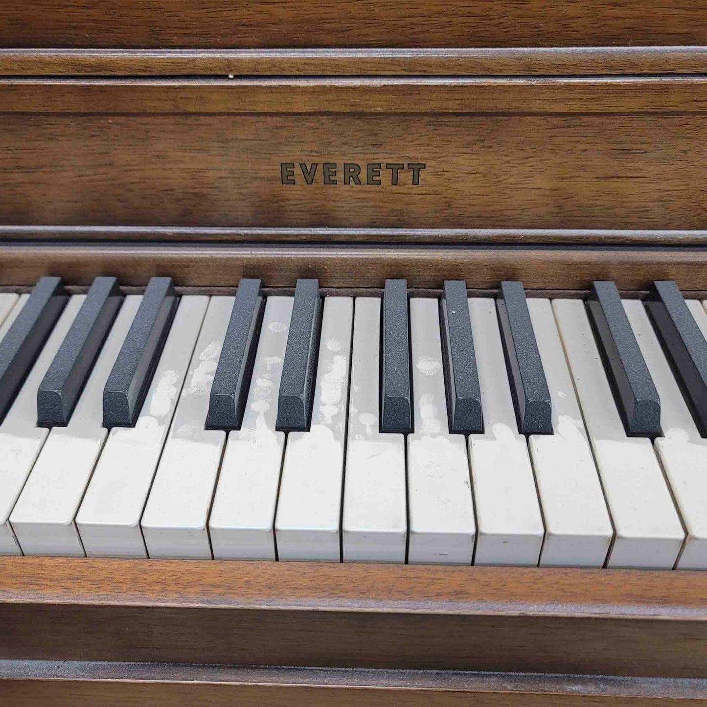 CURRENT SHOP WORK - 1967 Everett 41" Wood Finish Commissioned Console Piano