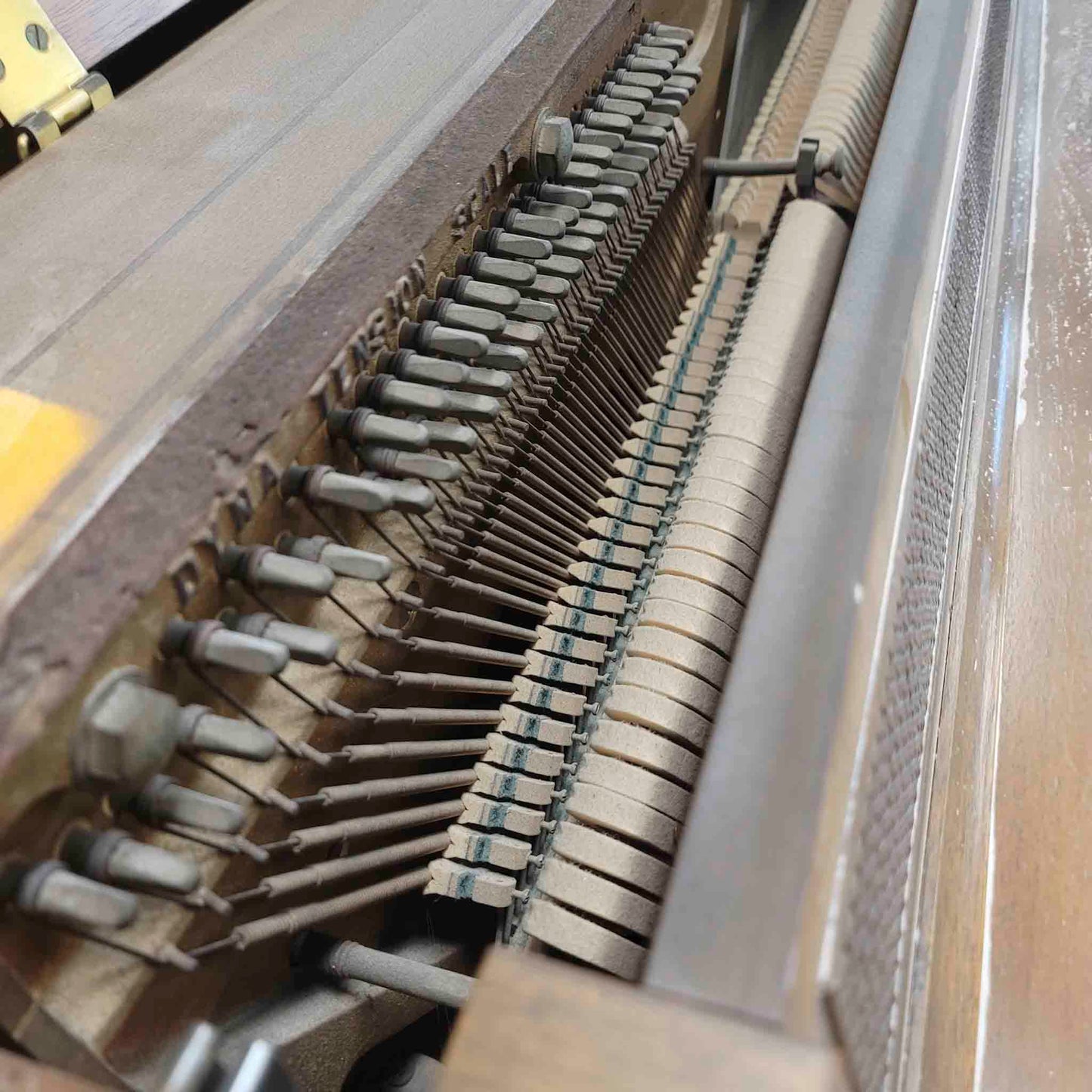 CURRENT SHOP WORK - 1967 Everett 41" Wood Finish Commissioned Console Piano