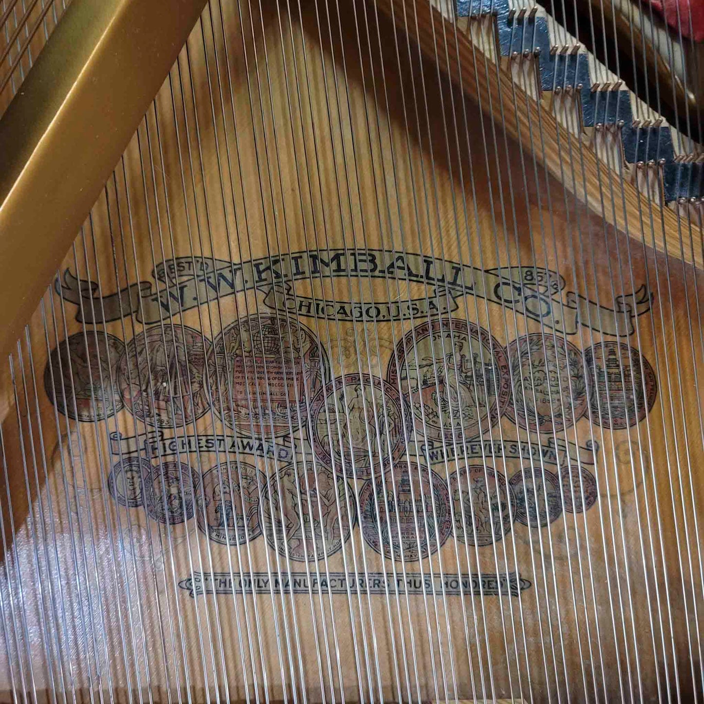 HEIRLOOM RESTORATION 1976 Kimball 4'10" Wood Finish Commissioned Baby Grand Piano