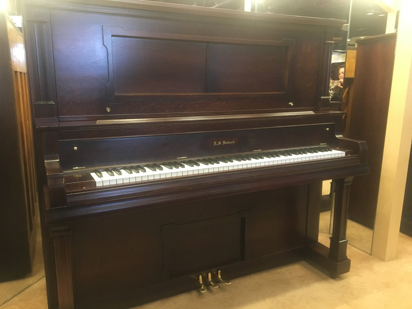 Image 2 of 1914 Howard Upright 56"