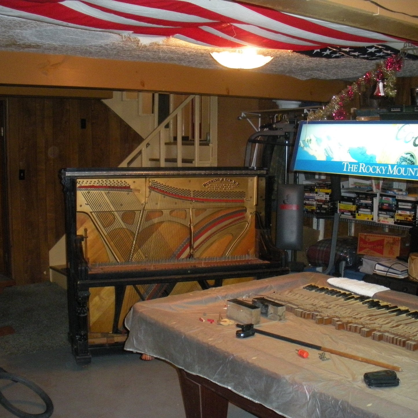 The Barrett Family Piano!