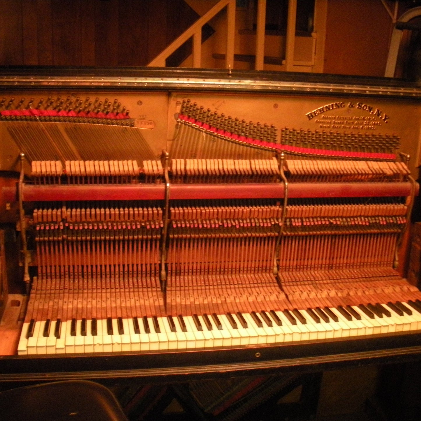 The Barrett Family Piano!