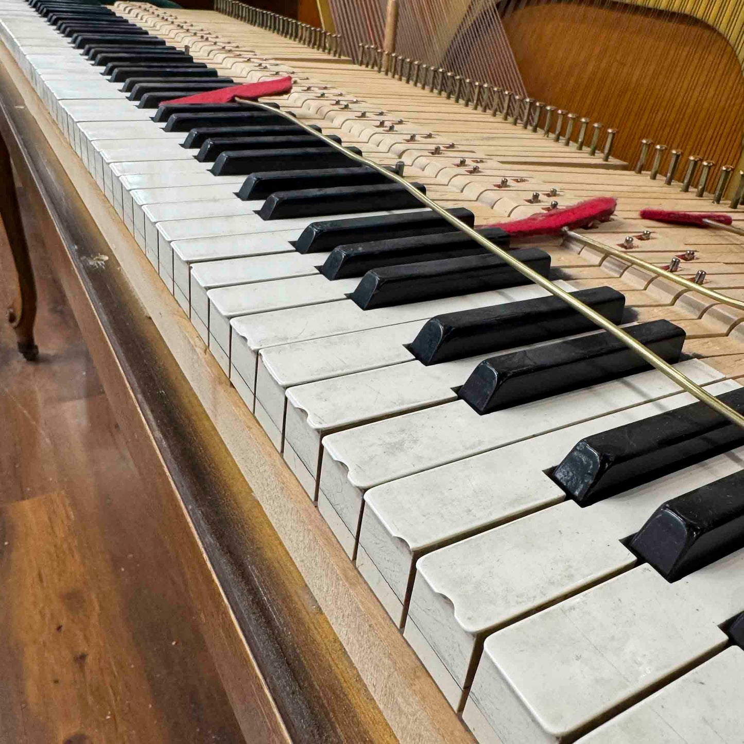 SOLD 1936 Gulbransen 41" Commissioned Wood Finish Console Piano