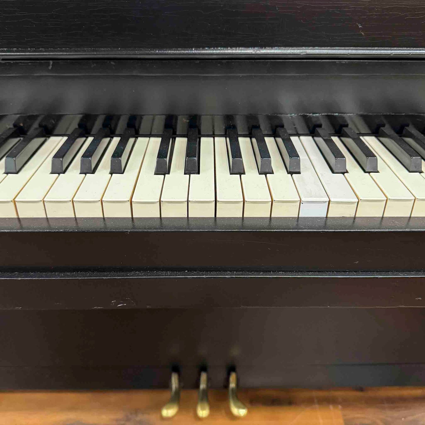 1956 Kohler & Campbell 37" Black Satin Spinet Piano
