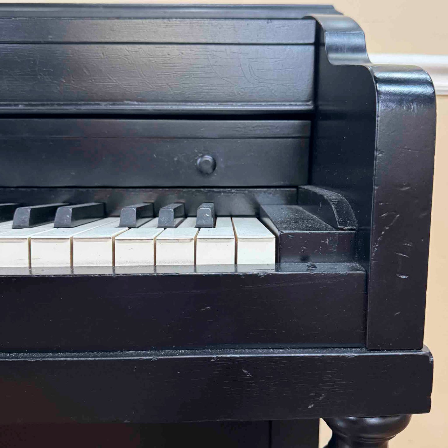 1956 Kohler & Campbell 37" Black Satin Spinet Piano