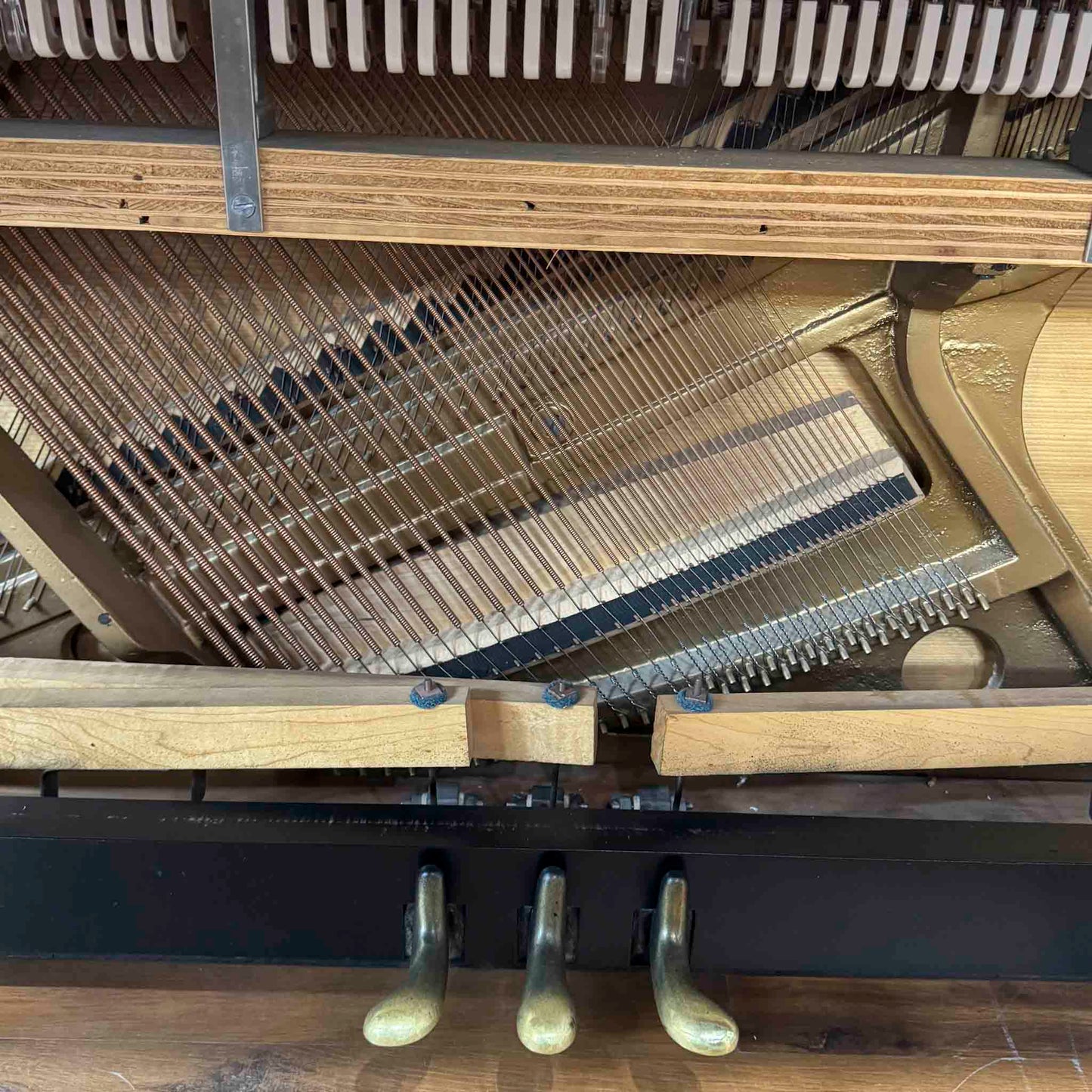 1956 Kohler & Campbell 37" Black Satin Spinet Piano