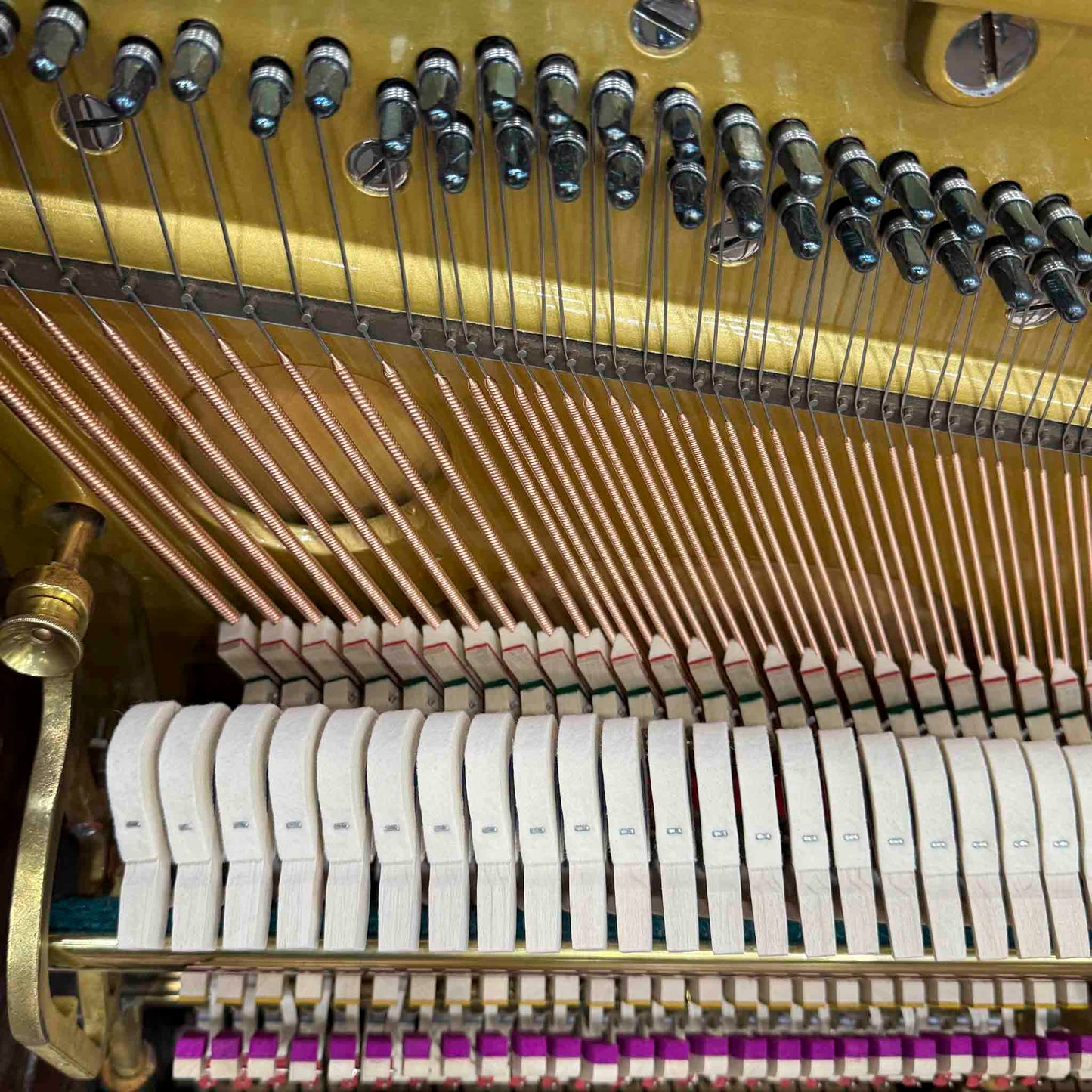 CURRENT SHOP WORK - 1908 Steinway Wood Finish Commissioned Upright Player Piano