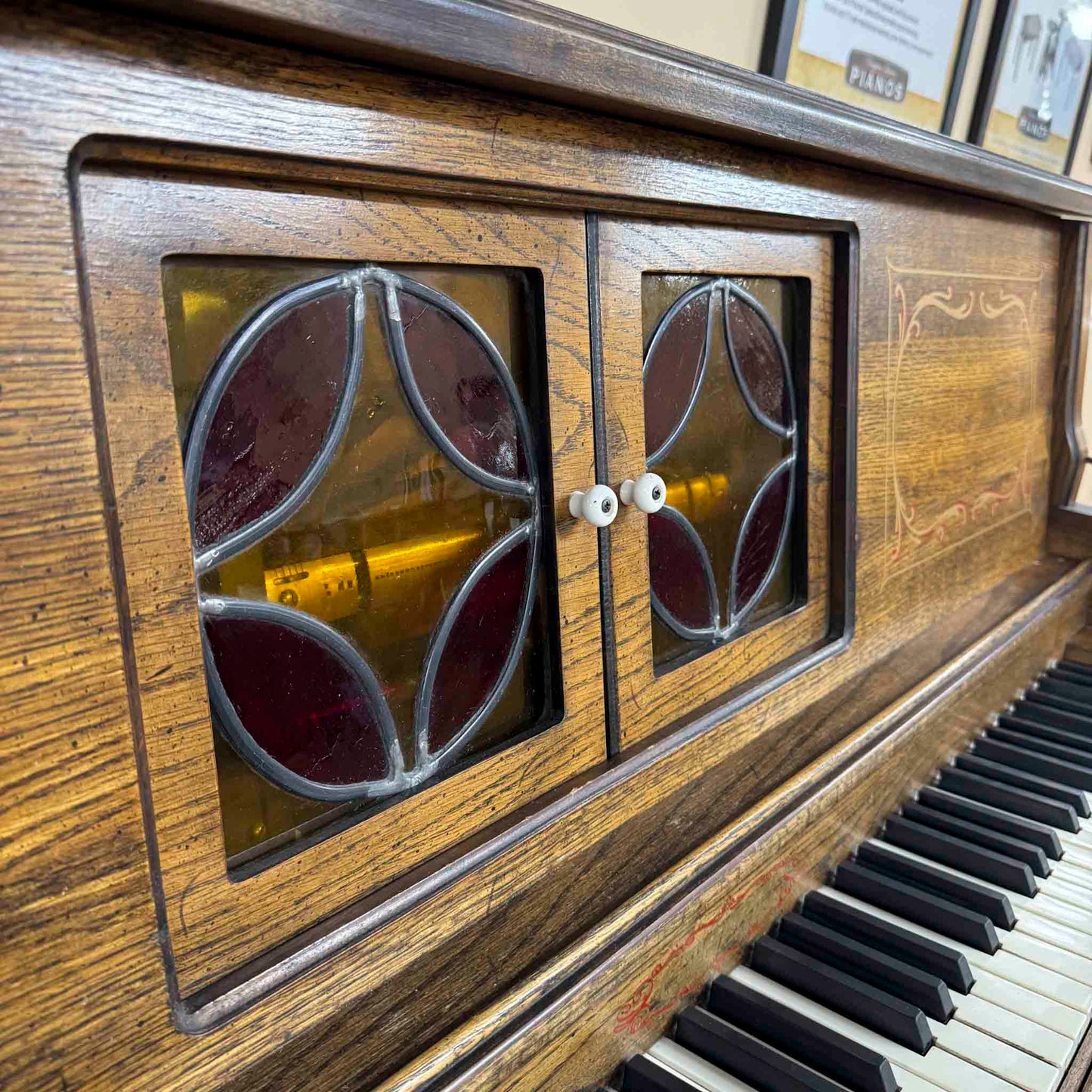 CURRENT SHOP WORK 1980 Cabaret Aeolian 45" Wood Finish Commissioned Studio Player Piano