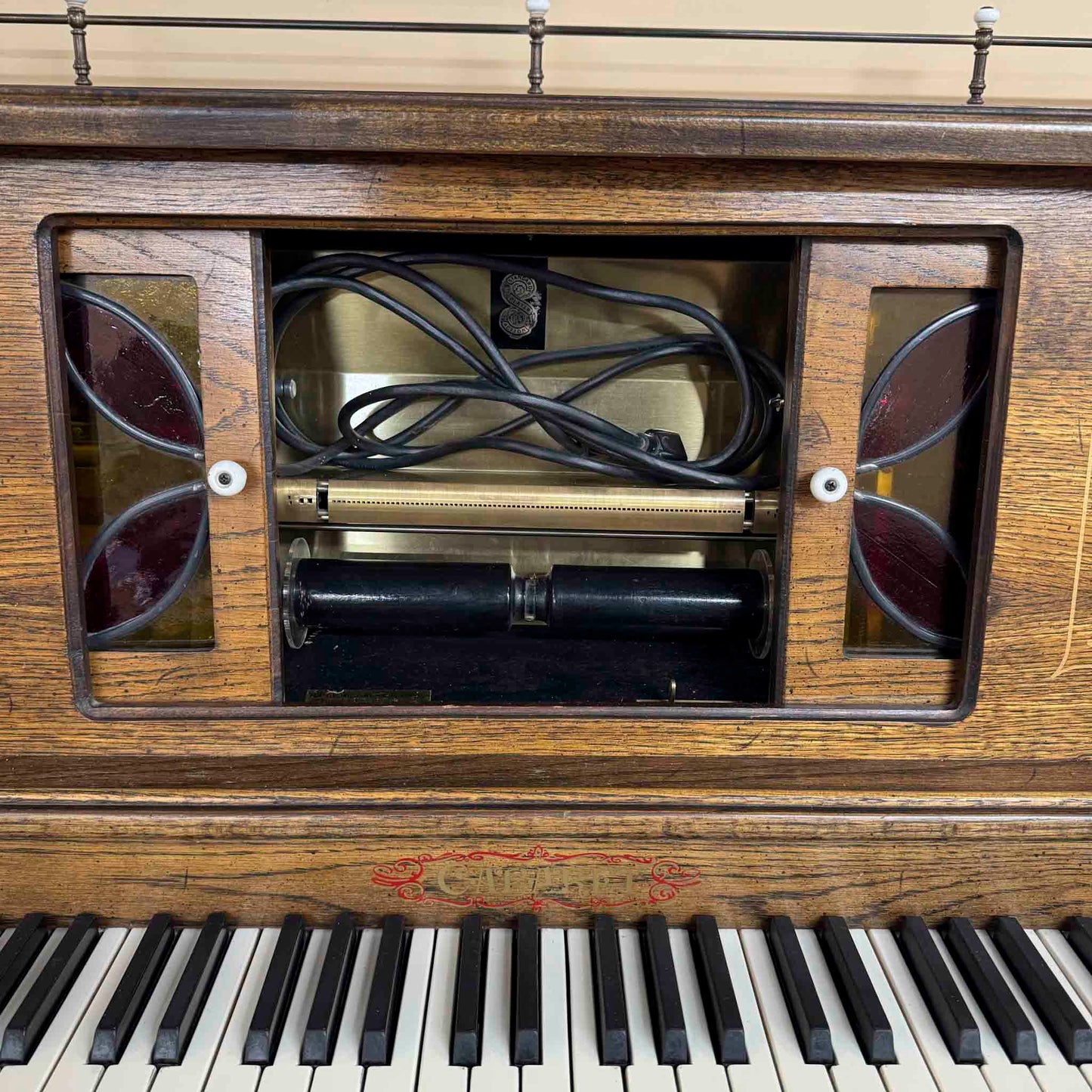 CURRENT SHOP WORK 1980 Cabaret Aeolian 45" Wood Finish Commissioned Studio Player Piano