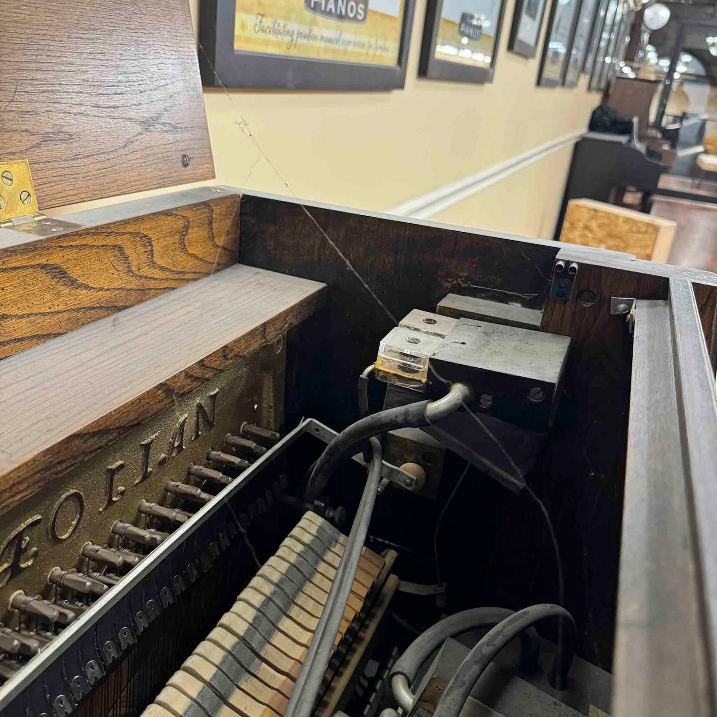 CURRENT SHOP WORK 1980 Cabaret Aeolian 45" Wood Finish Commissioned Studio Player Piano