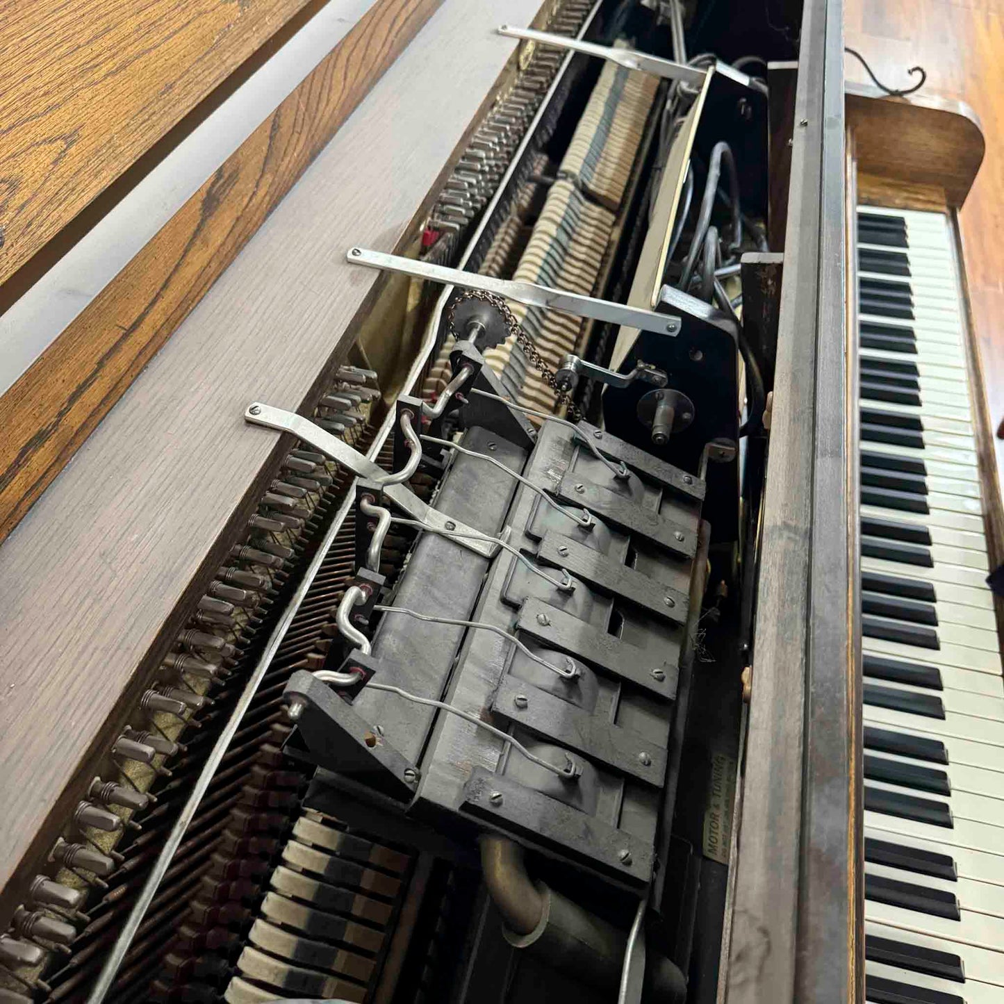 CURRENT SHOP WORK 1980 Cabaret Aeolian 45" Wood Finish Commissioned Studio Player Piano
