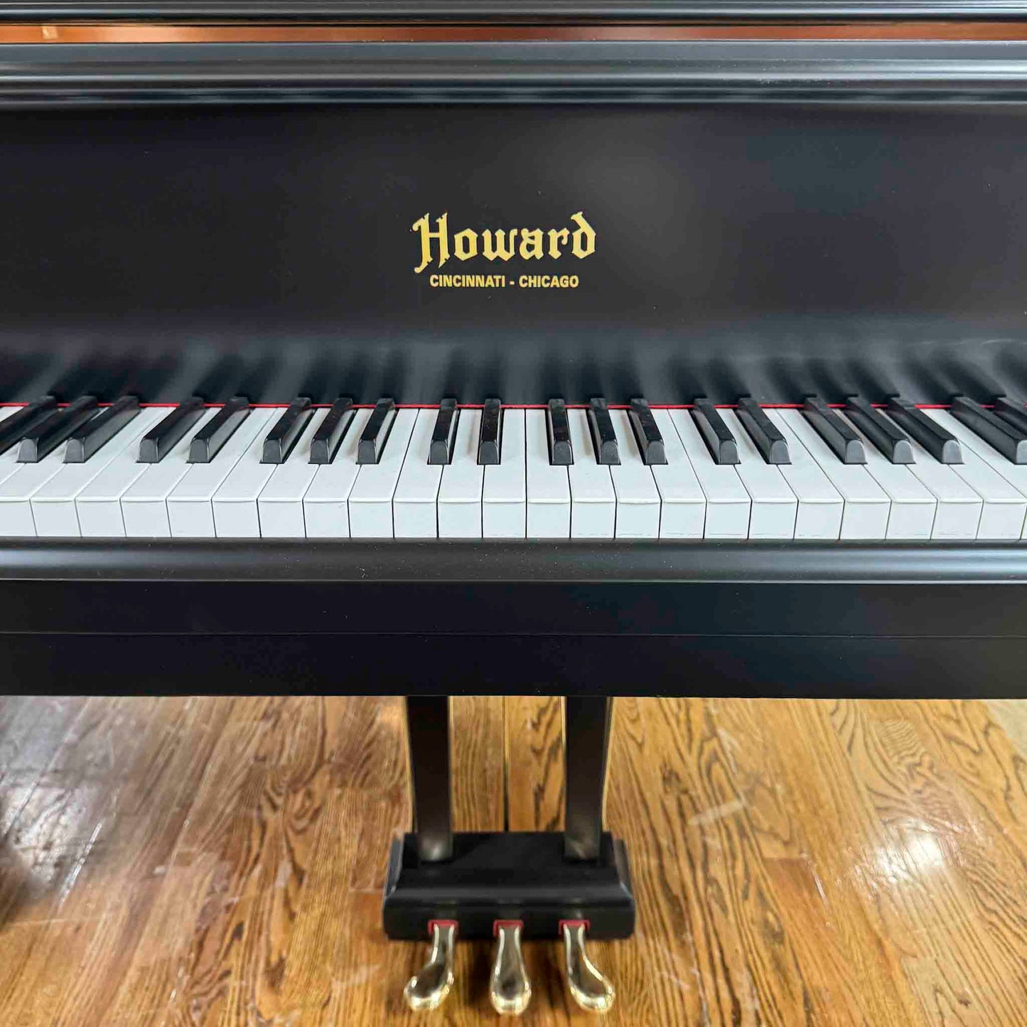 1969 Howard 5' Satin Black Baby Grand Piano