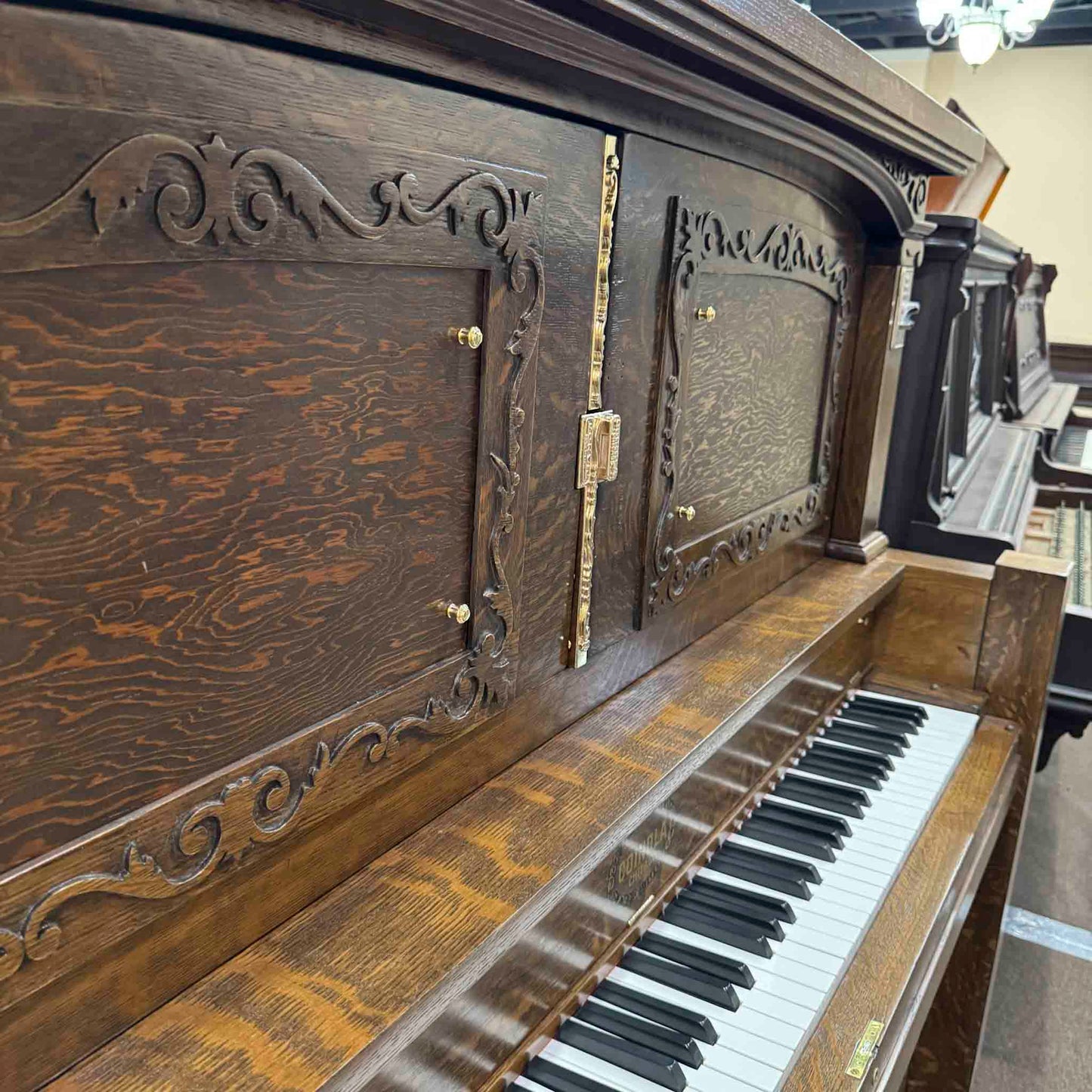 CURRENT SHOP WORK - 1920 Coinola Chicago Commissioned Upright Piano