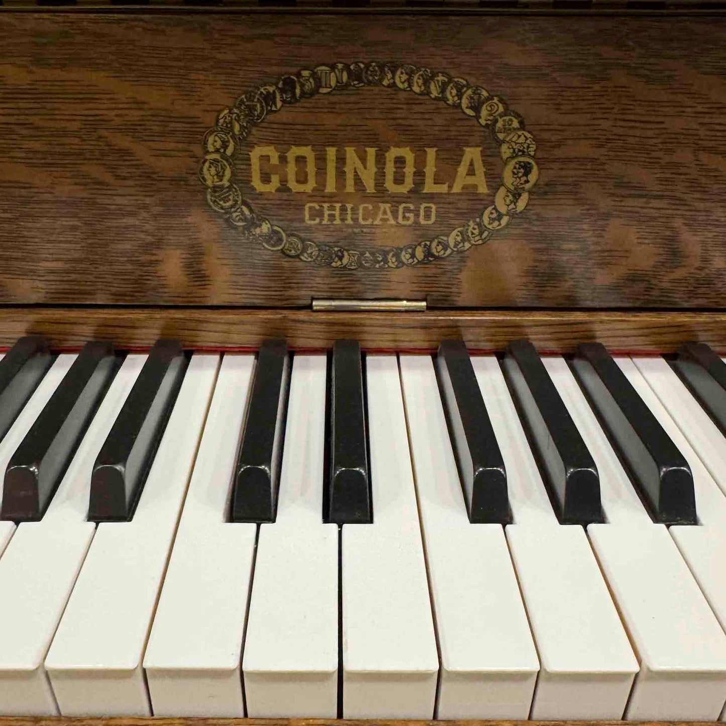 CURRENT SHOP WORK - 1920 Coinola Chicago Commissioned Upright Piano