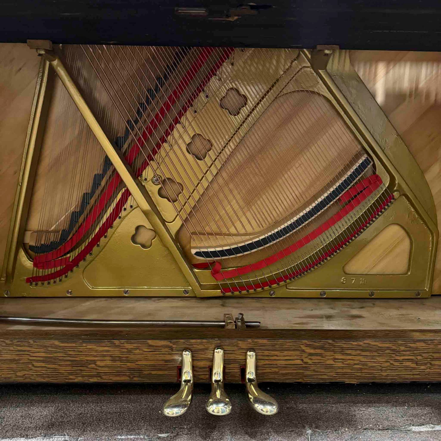 CURRENT SHOP WORK - 1920 Coinola Chicago Commissioned Upright Piano