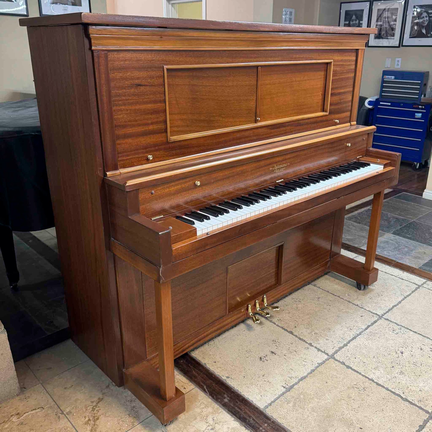 SOLD 1933 Aeolian Autopiano Commissioned Upright Player Piano