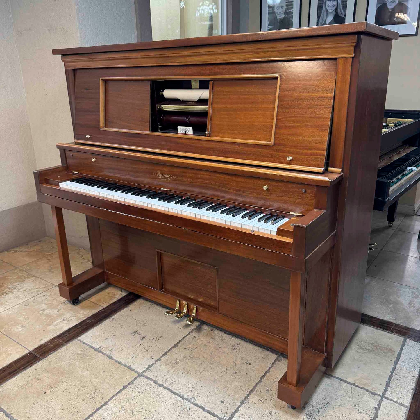 SOLD 1933 Aeolian Autopiano Commissioned Upright Player Piano