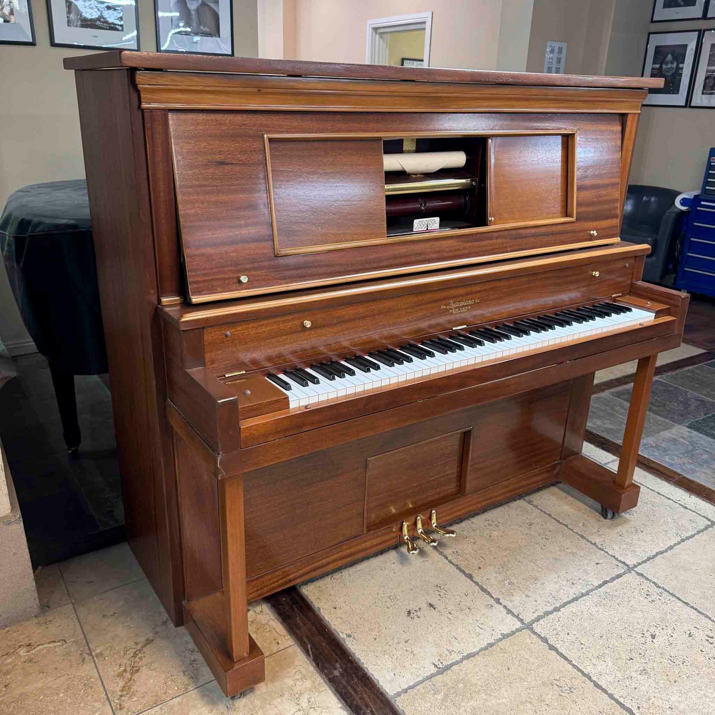 SOLD 1933 Aeolian Autopiano Commissioned Upright Player Piano