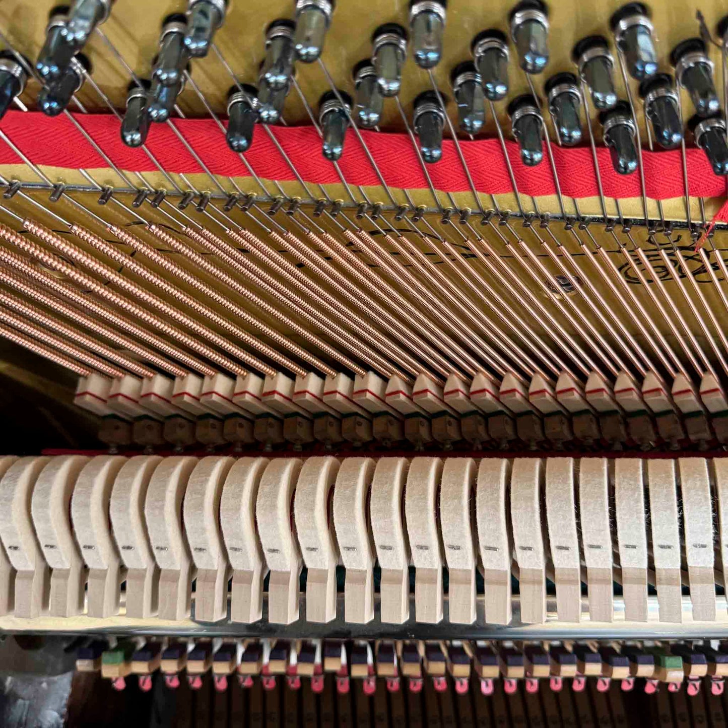 SOLD 1890 Camp and Sons Black Commissioned Upright Piano