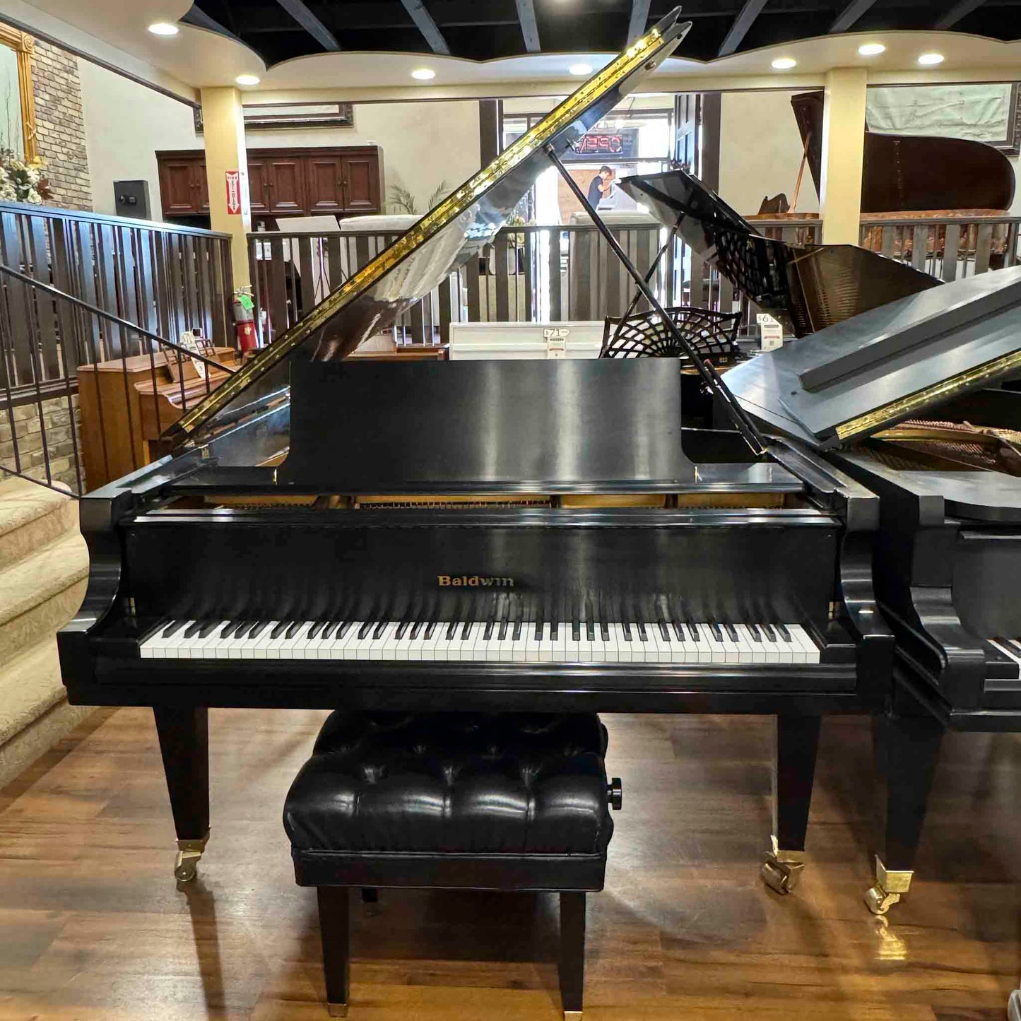 2000 Baldwin SF-10 7' Satin Black Grand Piano