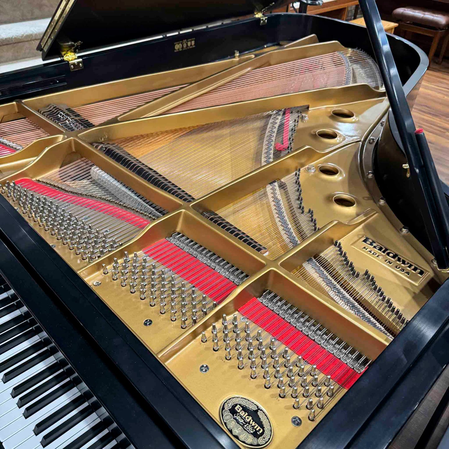 2000 Baldwin SF-10 7' Satin Black Grand Piano