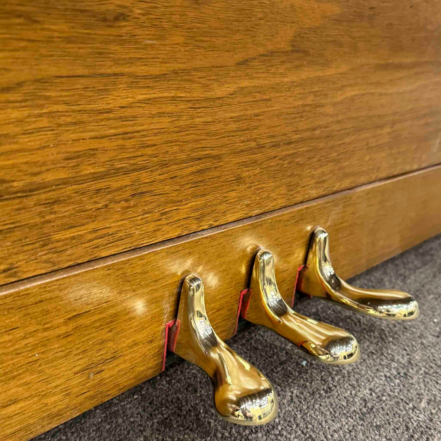 CURRENT SHOP WORK - 1967 Everett 41" Wood Finish Commissioned Console Piano