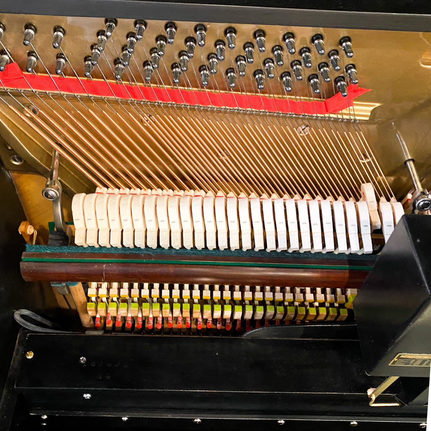 SOLD 1923 Conway Satin Black Commissioned Upright Vintage Player Piano