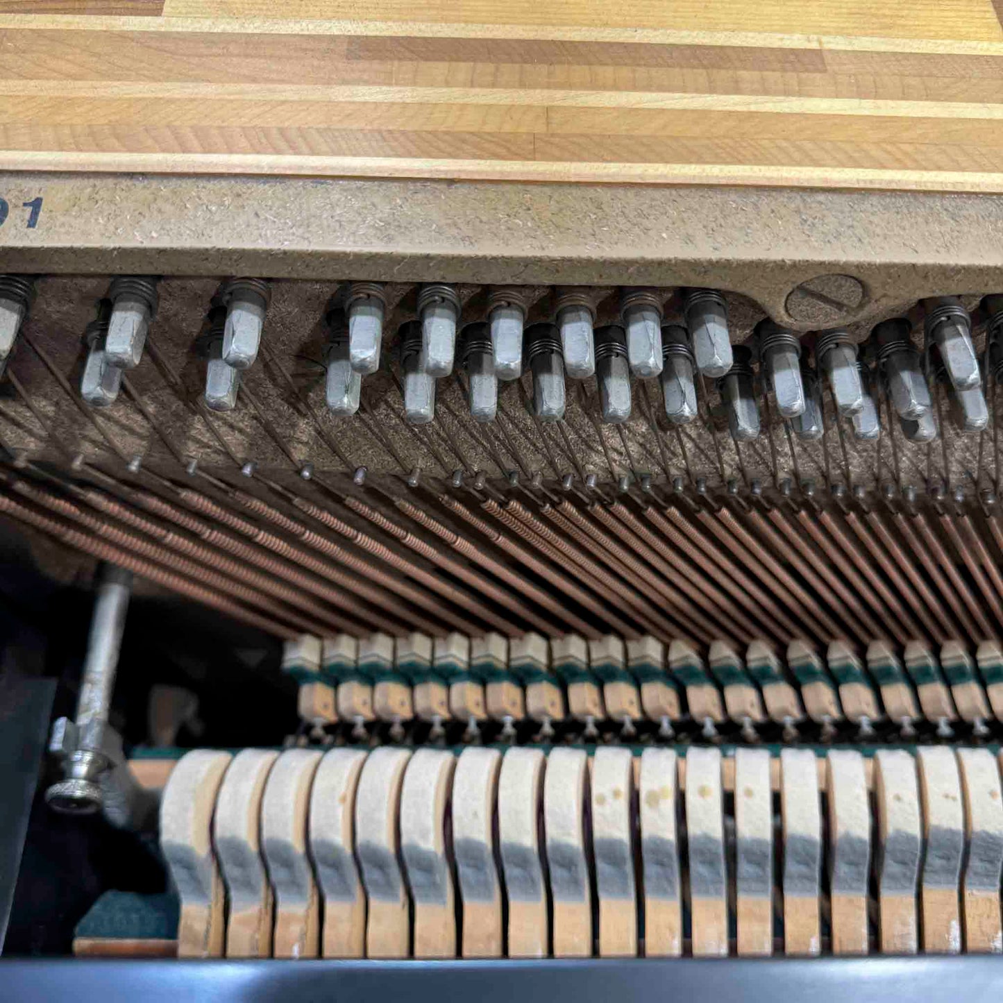 1976 Steinway & Sons 44" Black Satin Finish Console Piano