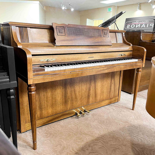 SOLD 1977 Everett Wood Finish Commissioned Console Piano