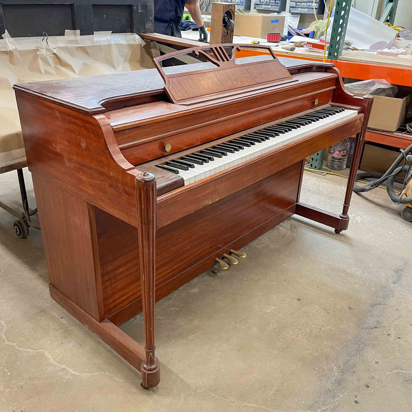 SOLD 1986 Baldwin 36" Wood Finish Spinet Piano