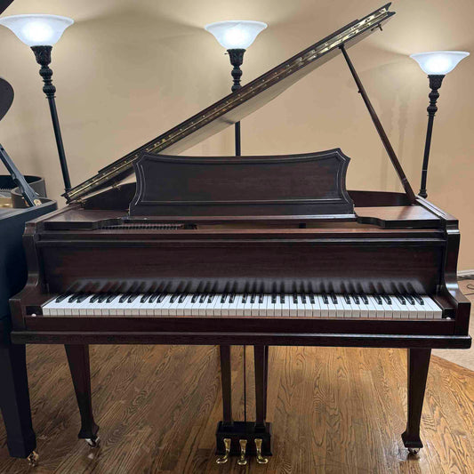 1920 Starck 4'11" Wood Finish Baby Grand Piano
