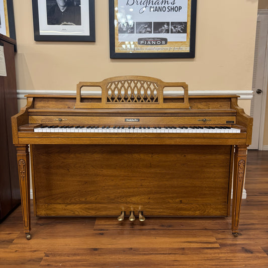 SOLD 1988 Baldwin Wood Finish Commissioned Spinet Piano