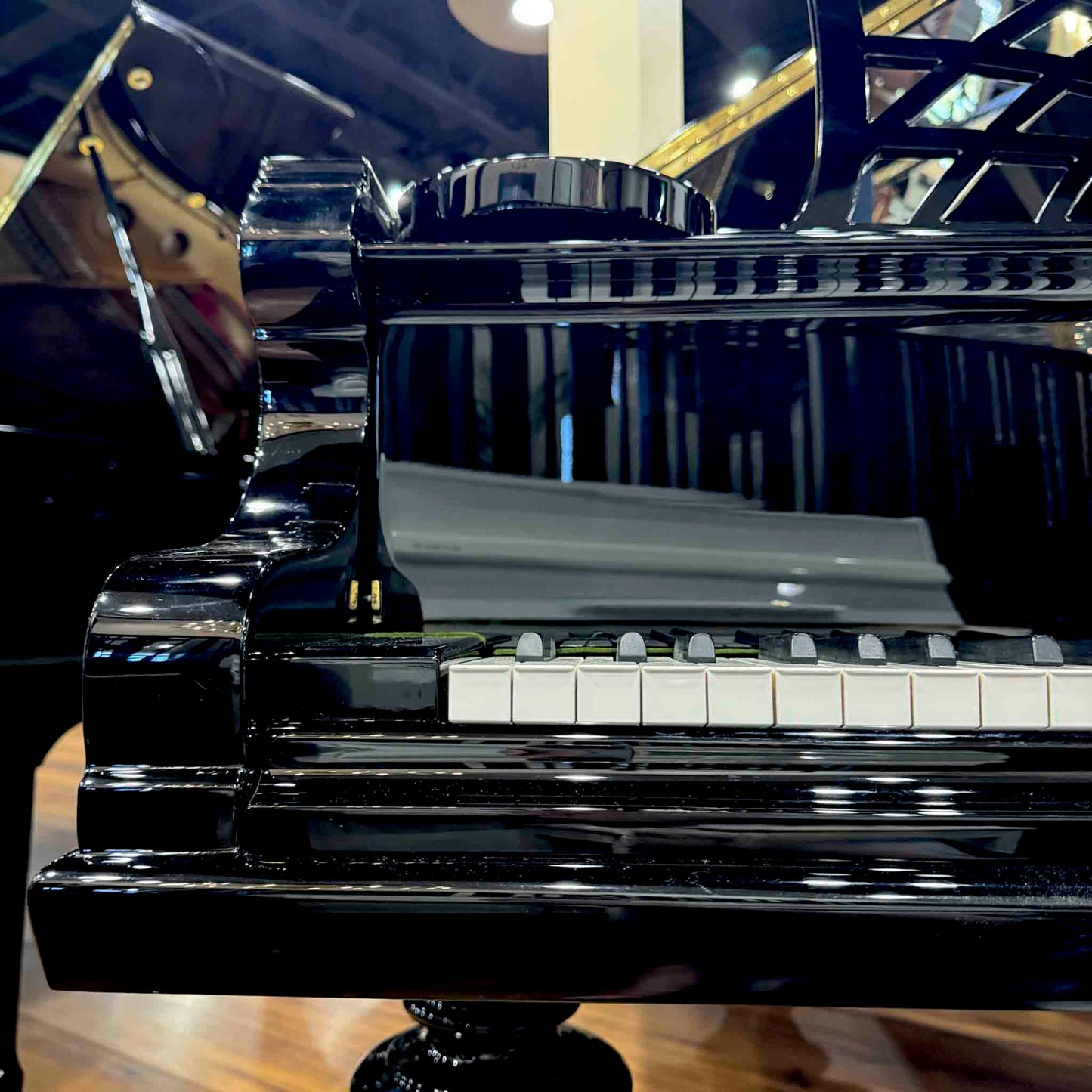 1908 Bechstein V-202 6'7" Polished Black Grand Piano