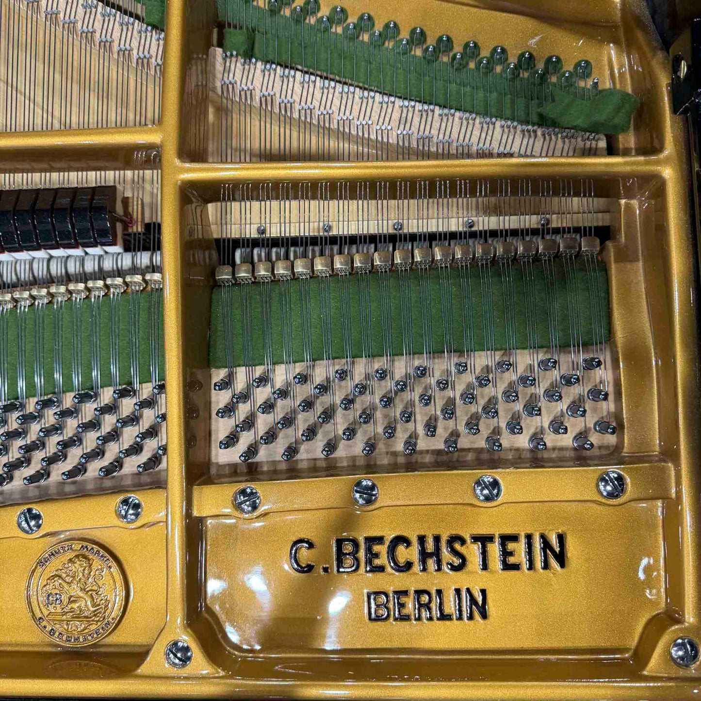 1908 Bechstein V-202 6'7" Polished Black Grand Piano