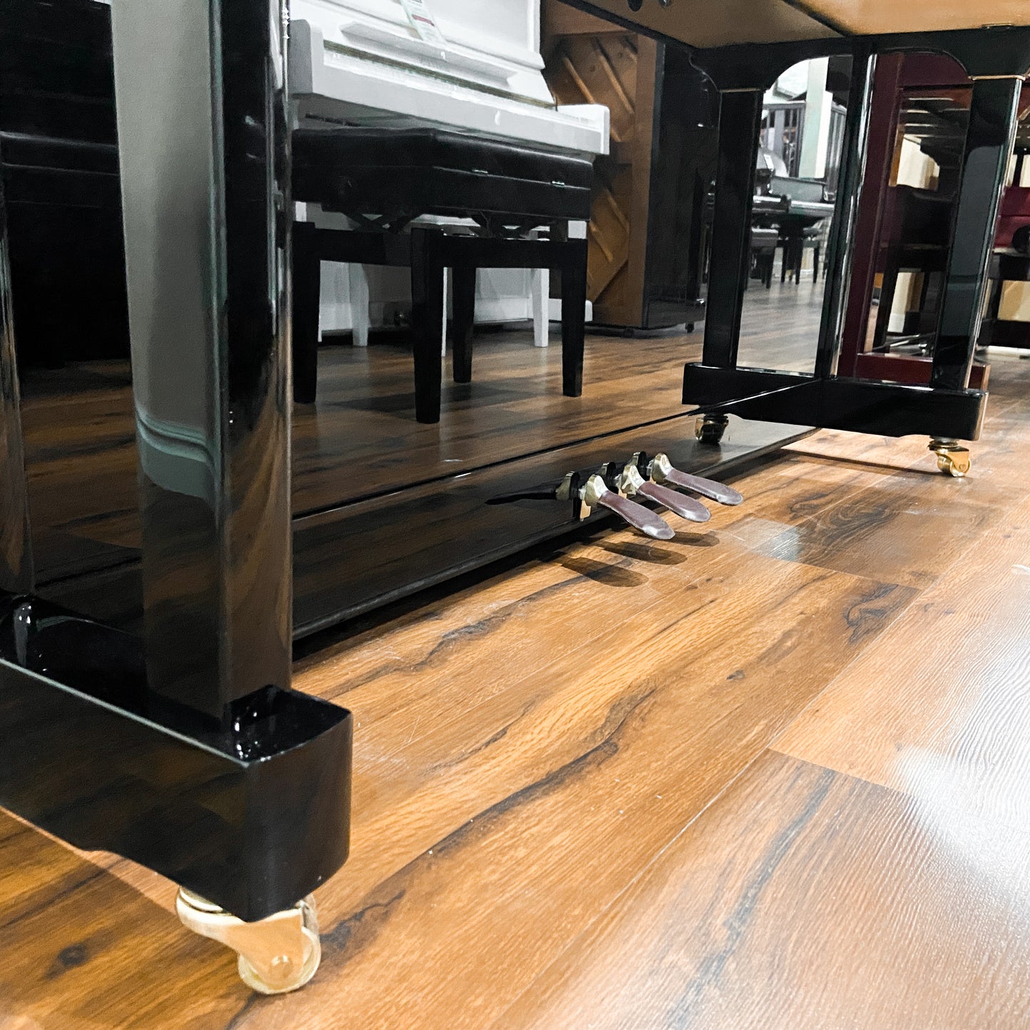 SOLD Hailun 5P 50" Polished Black Upright Piano