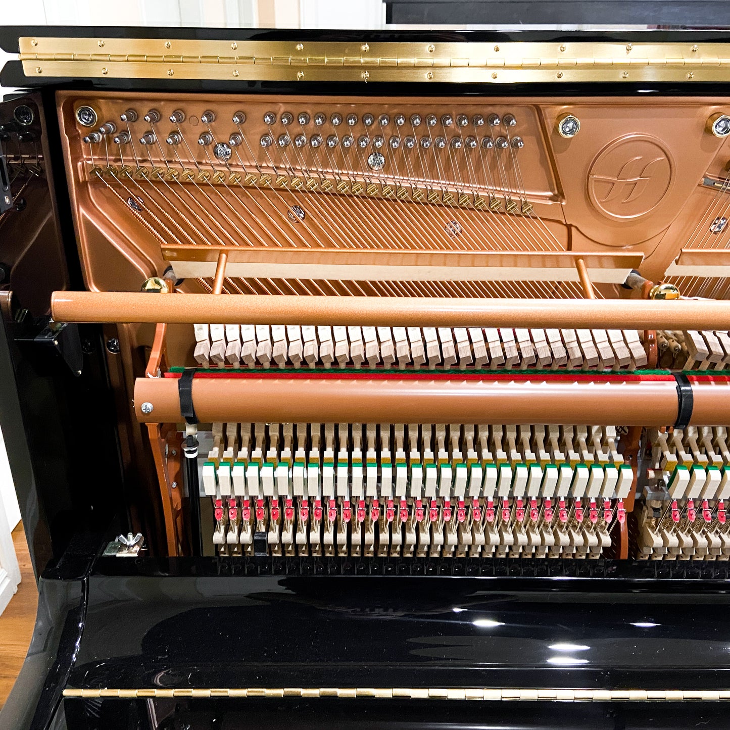 SOLD Hailun 5P 50" Polished Black Upright Piano