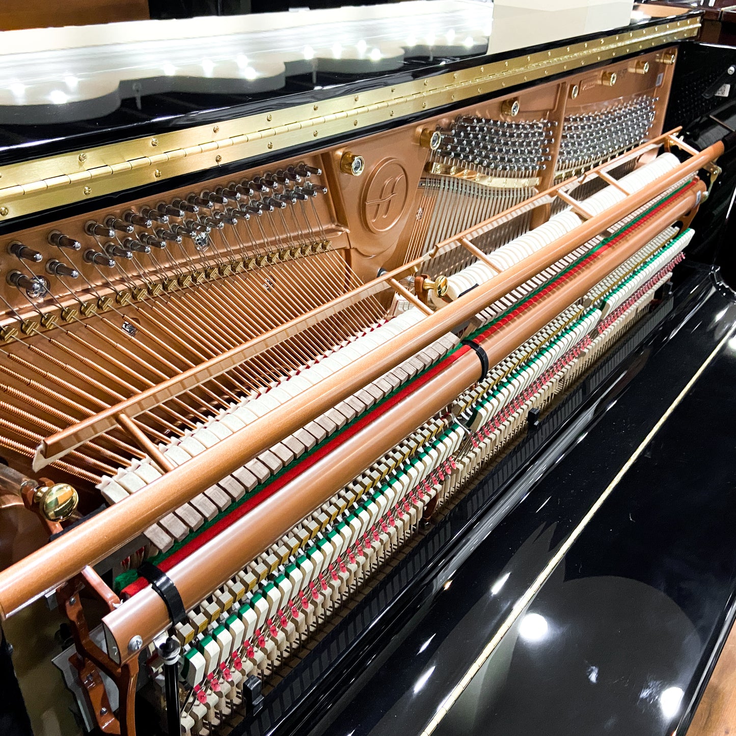 SOLD Hailun 5P 50" Polished Black Upright Piano