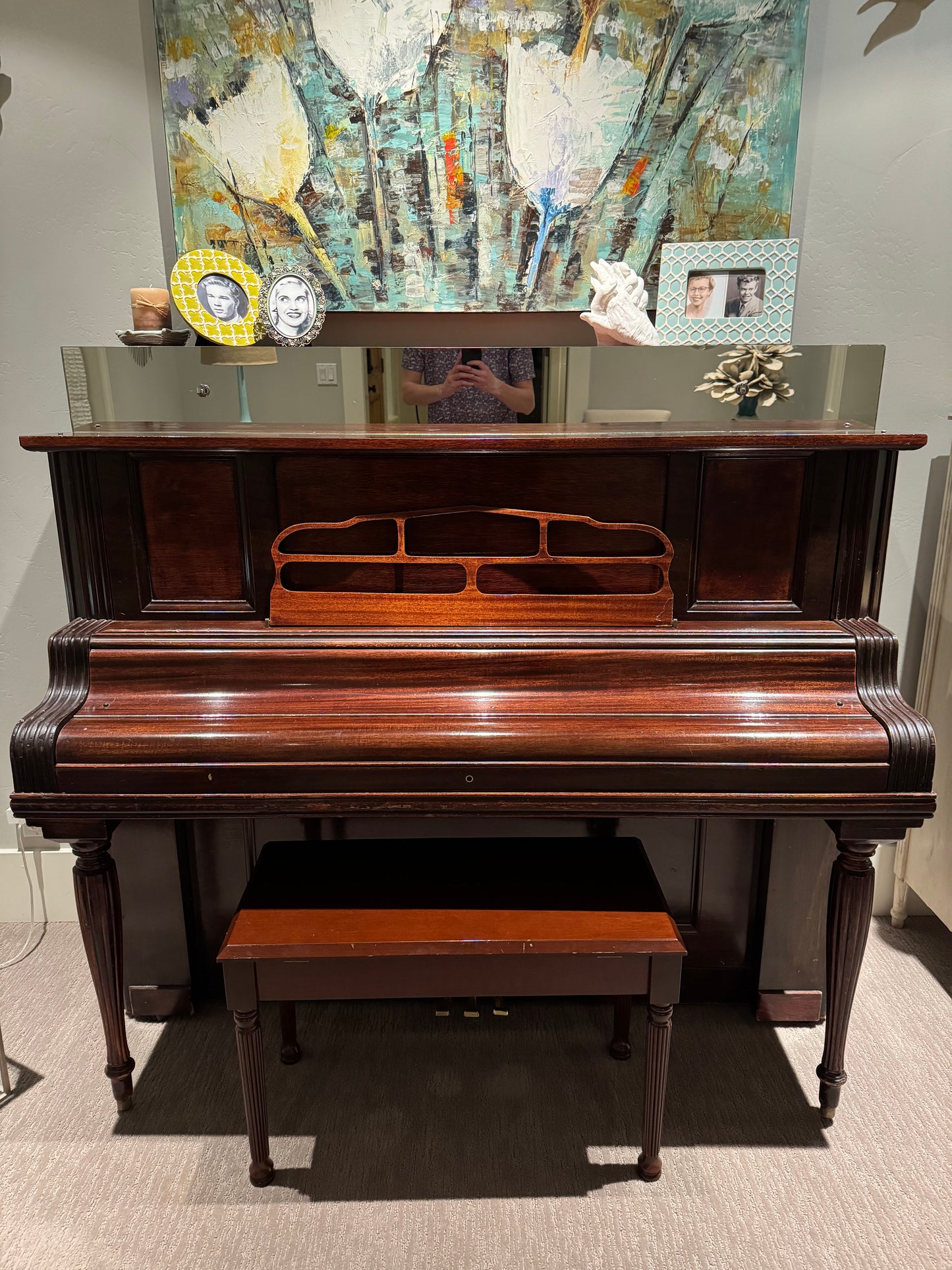 The Morrill Family Piano!