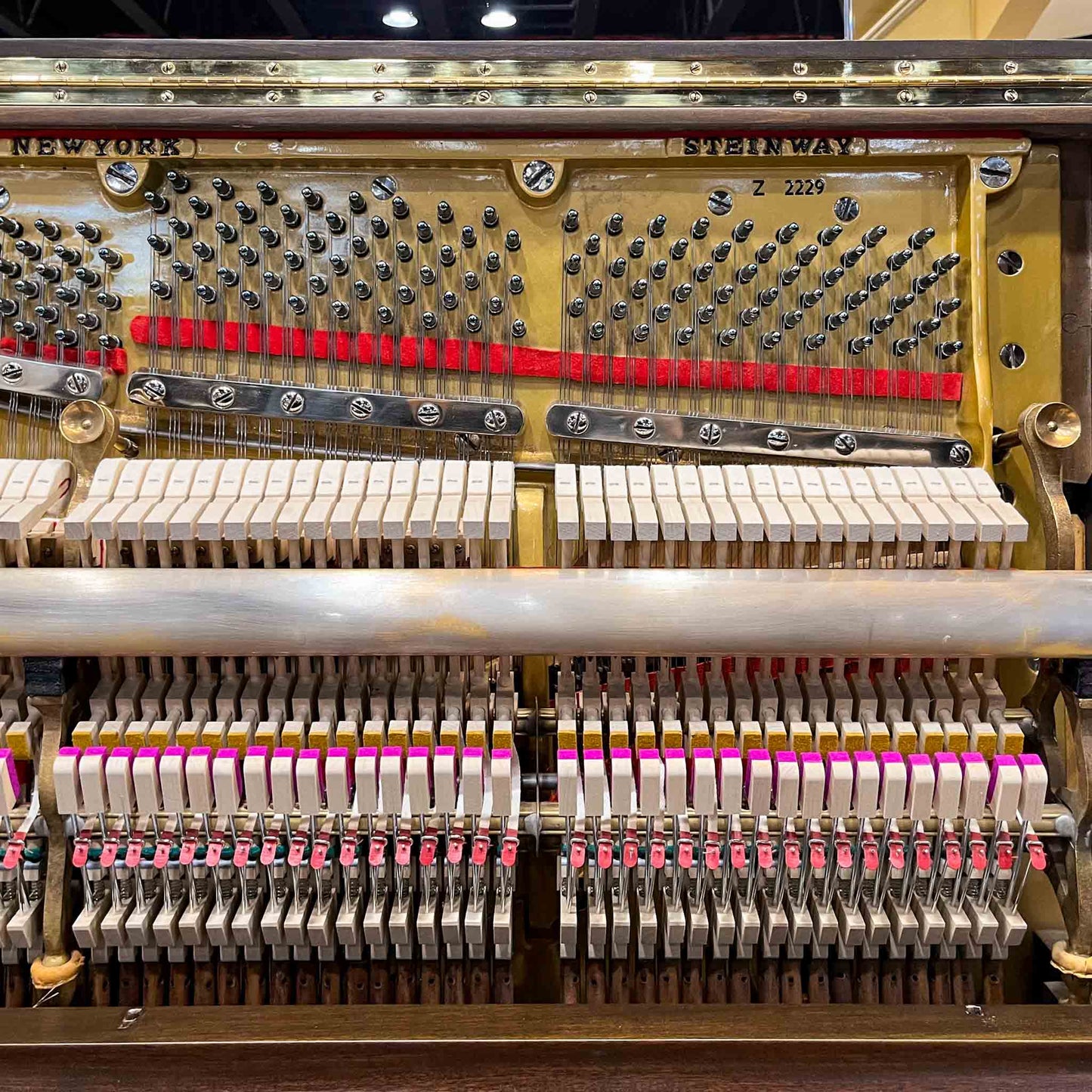 SOLD 1922 Steinway 52" Wood Finish Upright Piano