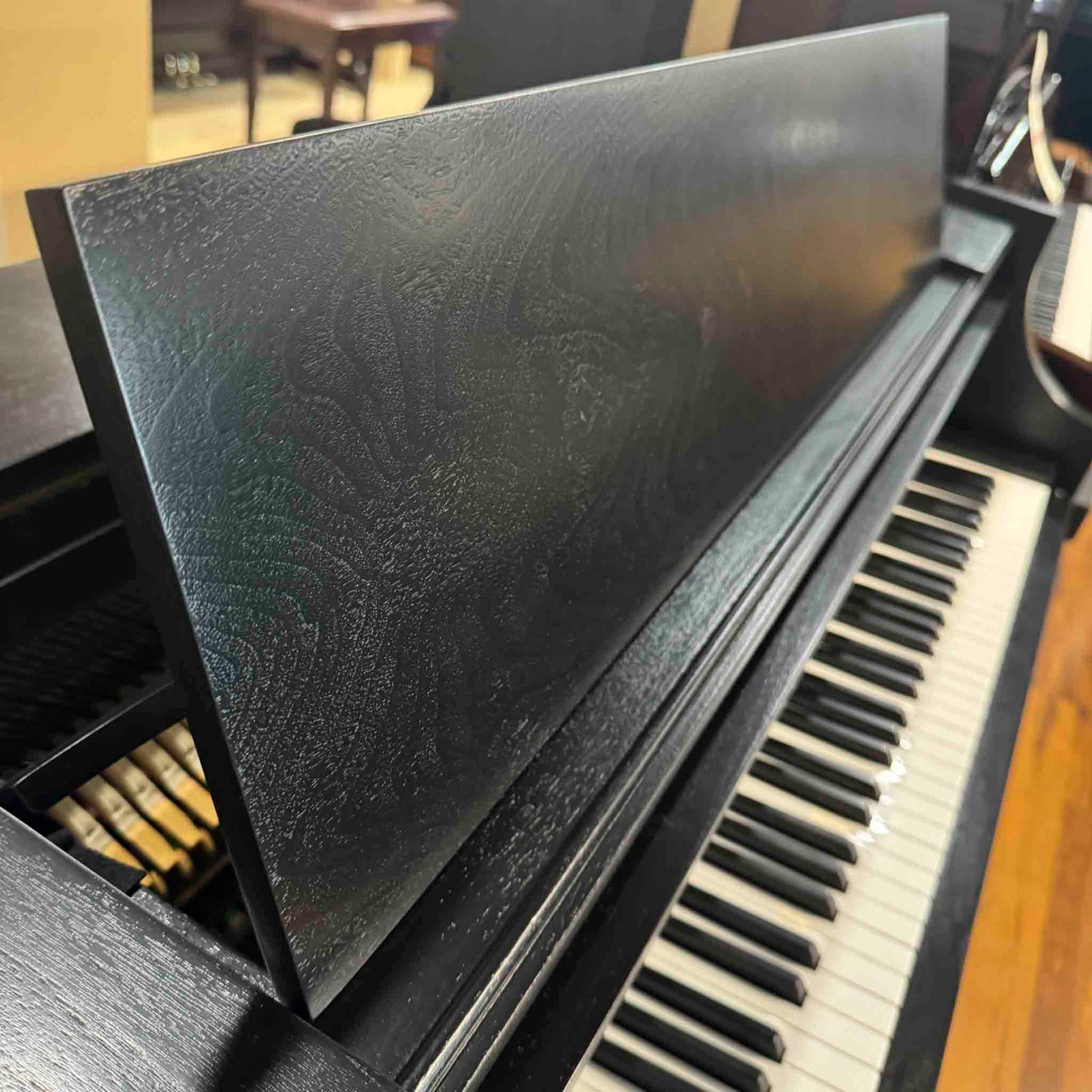 1966 Astin Weight 39" Satin Black Spinet Piano