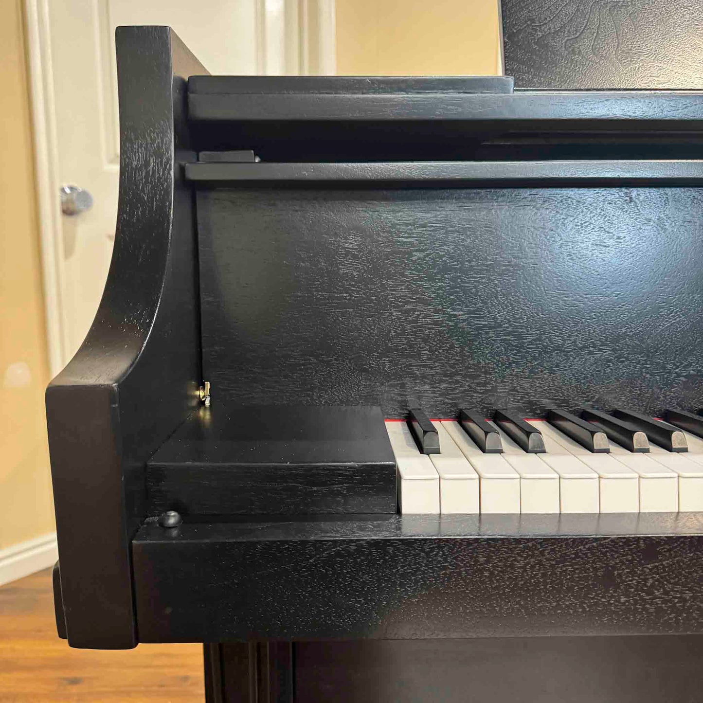 1966 Astin Weight 39" Satin Black Spinet Piano