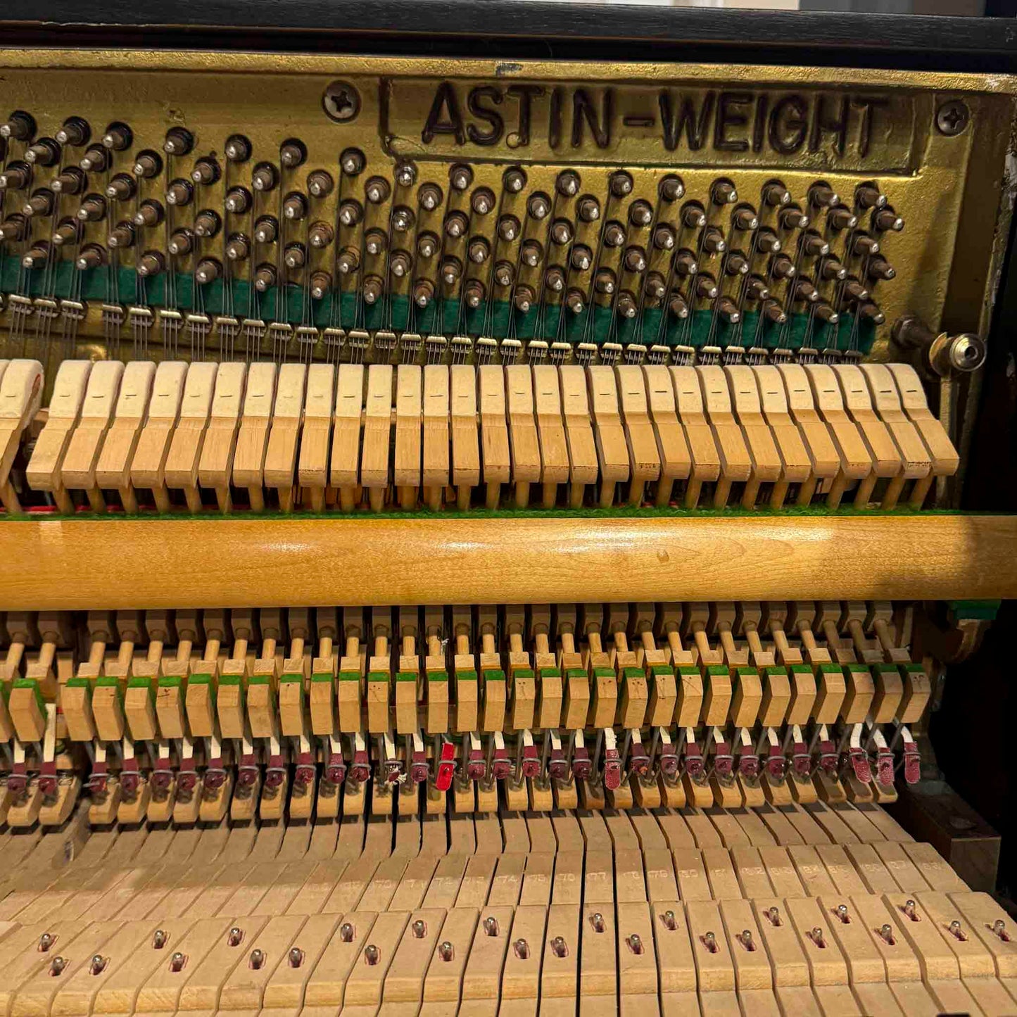 1966 Astin Weight 39" Satin Black Spinet Piano