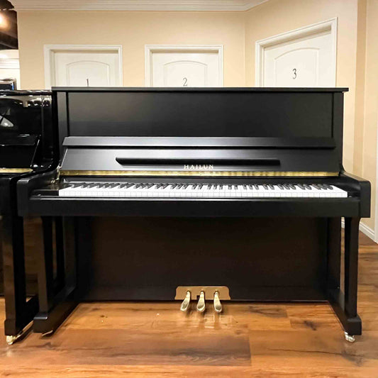 SOLD Hailun 121 48" Satin Black Upright Piano