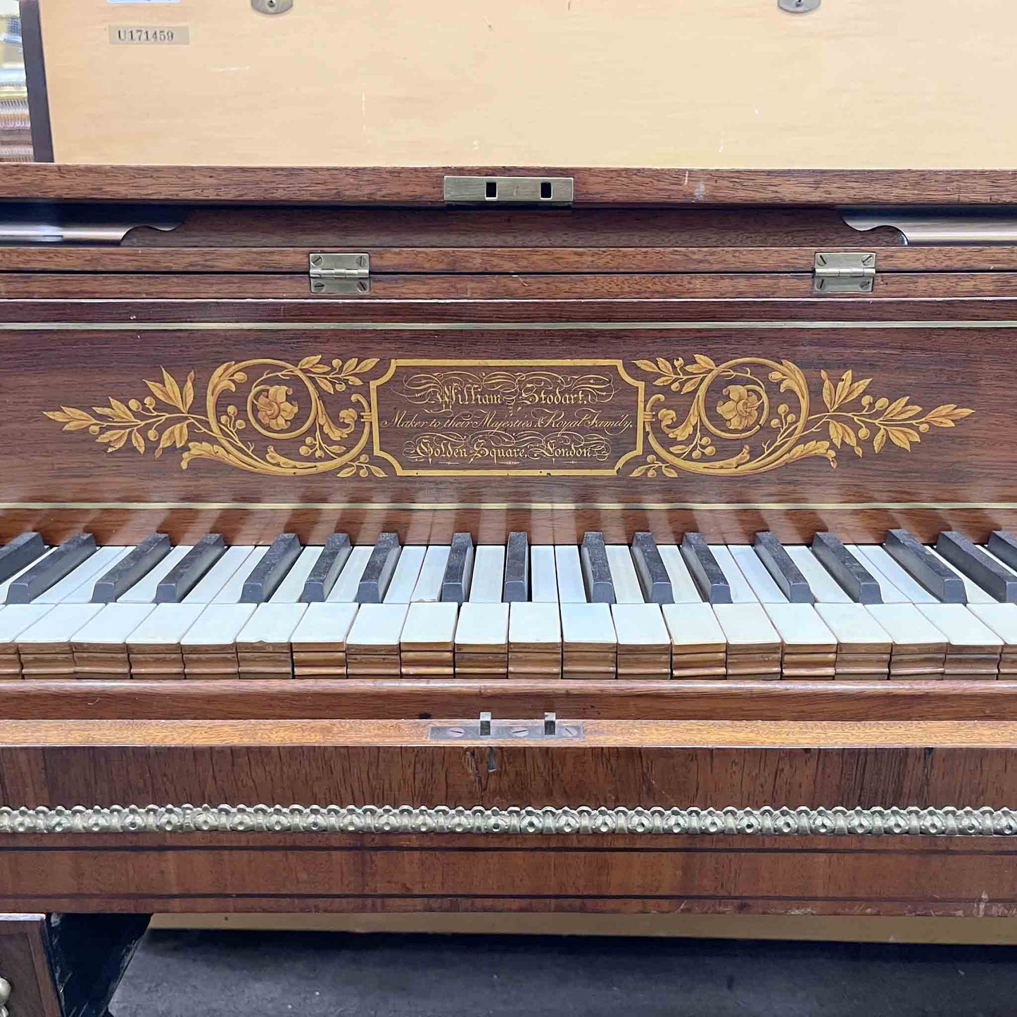 SOLD 1815 William Stodart 34" Commissioned Square Piano