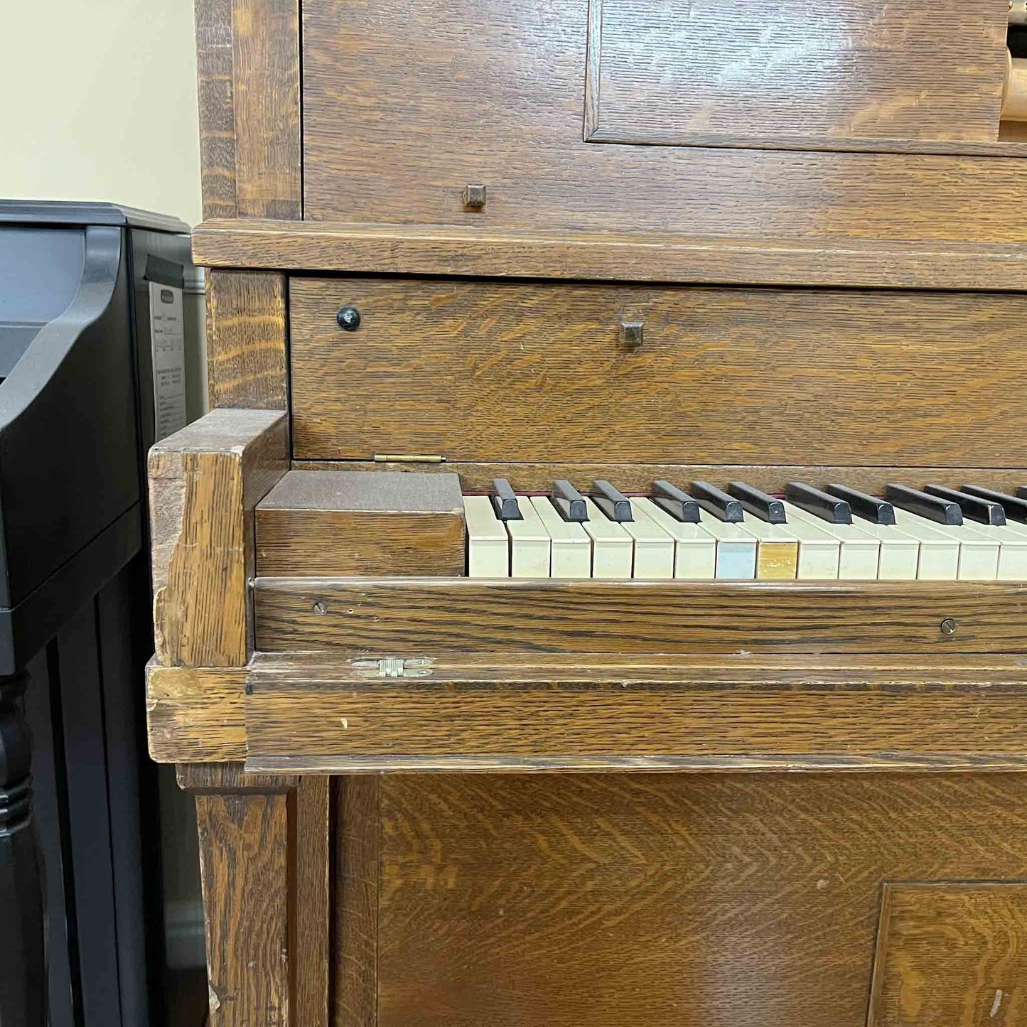 SOLD - 1912 AutoPiano 55" Wood Finish Commissioned Upright Player Piano