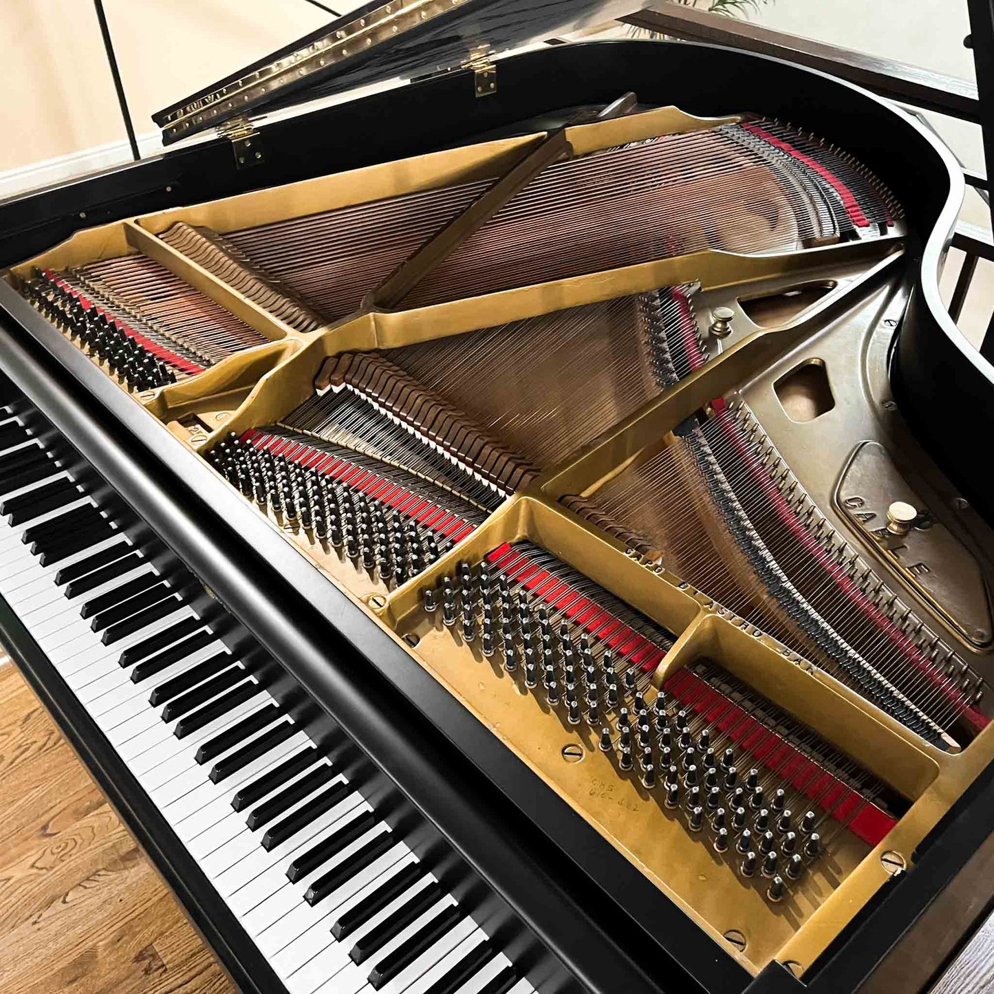 SOLD 1970 Cable 5' Satin Black Baby Grand Piano